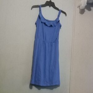 Faded Glory Blue Cotton Blend Top